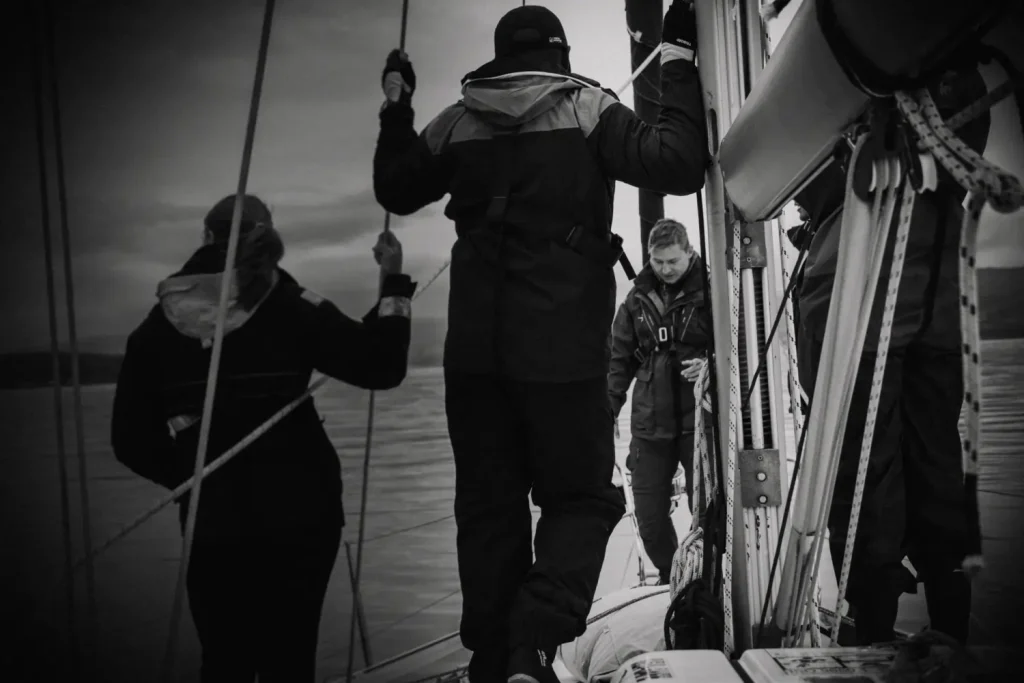 Patrik Lindr teaching RYA course